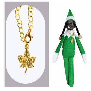 Elf Plush Doll, Handmade Christmas Elf Plush Hip Hop Doll Decoration.